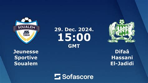 Difaa El Jadidi vs Jeunesse Sportive Soualem Prediction, Betting .